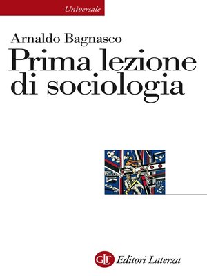 cover image of Prima lezione di sociologia